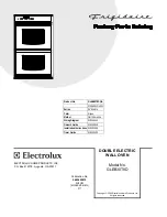 Предварительный просмотр 1 страницы Frigidaire GLEB30T8D Factory Parts Catalog