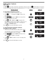 Предварительный просмотр 7 страницы Frigidaire GLEB30T9DS Control Manual