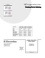 Frigidaire GLEB30T9F Factory Parts Catalog предпросмотр