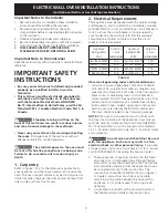 Preview for 3 page of Frigidaire GLEB30T9FB - 30" Electric Double Wall Oven Install Manual