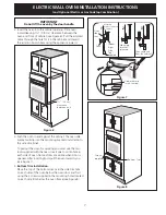 Предварительный просмотр 7 страницы Frigidaire GLEB30T9FB - 30" Electric Double Wall Oven Install Manual