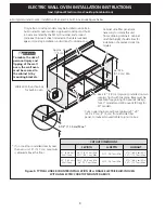 Предварительный просмотр 8 страницы Frigidaire GLEB30T9FB - 30" Electric Double Wall Oven Install Manual