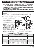 Preview for 10 page of Frigidaire GLEB30T9FB - 30" Electric Double Wall Oven Install Manual