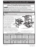 Предварительный просмотр 19 страницы Frigidaire GLEB30T9FB - 30" Electric Double Wall Oven Install Manual