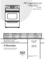 Frigidaire GLEF378C Factory Parts Catalog предпросмотр