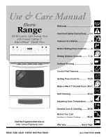 Preview for 1 page of Frigidaire GLEFM397DBA Use & Care Manual