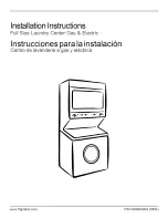 Preview for 1 page of Frigidaire GLEH1642FS2 Installation Instructions Manual