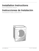 Preview for 1 page of Frigidaire GLEQ2170KE0 Installation Instructions Manual