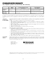 Preview for 8 page of Frigidaire GLER331CAS2 Owner'S Manual