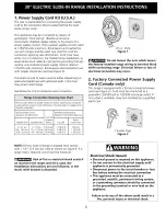 Preview for 3 page of Frigidaire GLES388CSA Installation Instructions Manual