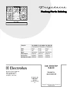 Предварительный просмотр 1 страницы Frigidaire GLGC36S8EBA Factory Parts Catalog