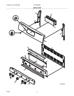 Предварительный просмотр 2 страницы Frigidaire GLGF386DBA Factory Parts Catalog