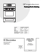 Frigidaire GLGFM96FP Factory Parts Catalog preview