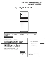 Предварительный просмотр 1 страницы Frigidaire GLGT1031C Factory Parts Catalog