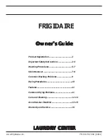 Frigidaire GLGT1142CS0 Owner'S Manual preview