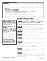 Preview for 2 page of Frigidaire GLGT1142CS0 Owner'S Manual