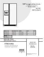 Предварительный просмотр 1 страницы Frigidaire GLHS237ZC Factory Parts Catalog