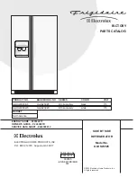 Frigidaire GLHS239ZC Factory Parts Catalog предпросмотр