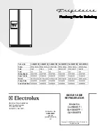 Frigidaire GLHS68EF Factory Parts Catalog предпросмотр