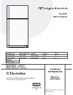 Frigidaire GLHT180SA Factory Parts Catalog preview