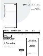 Frigidaire GLHT216TA Factory Parts Catalog preview