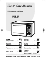 Preview for 1 page of Frigidaire GLMB186C Use & Care Manual