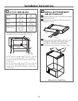 Preview for 2 page of Frigidaire GLMB186K Installation Instructions