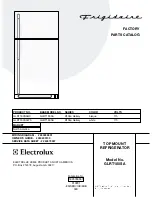 Предварительный просмотр 1 страницы Frigidaire GLRT180SA Factory Parts Catalog