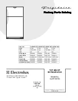 Frigidaire GLRT185TD Factory Parts Catalog предпросмотр