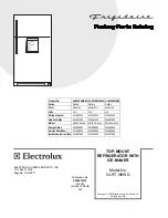 Предварительный просмотр 1 страницы Frigidaire GLRT188WD Factory Parts Catalog