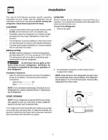 Предварительный просмотр 4 страницы Frigidaire GLRT215RBW2 Use & Care Manual