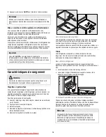 Предварительный просмотр 34 страницы Frigidaire GLVC 25V7 Use & Care Manual