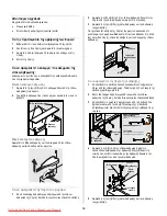 Предварительный просмотр 58 страницы Frigidaire GLVC 25V7 Use & Care Manual