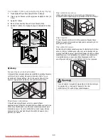 Предварительный просмотр 63 страницы Frigidaire GLVC 25V7 Use & Care Manual