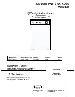 Preview for 1 page of Frigidaire GLWY1343A Factory Parts Catalog