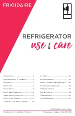 Frigidaire GRFC2353AD Use & Care Manual предпросмотр