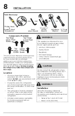 Предварительный просмотр 8 страницы Frigidaire GRFC2353AD Use & Care Manual