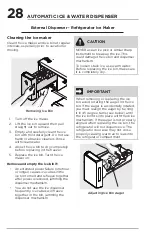 Предварительный просмотр 28 страницы Frigidaire GRFC2353AD Use & Care Manual