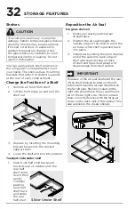 Предварительный просмотр 32 страницы Frigidaire GRFC2353AD Use & Care Manual