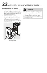 Предварительный просмотр 22 страницы Frigidaire GRMC2273CF Use & Care Manual