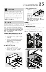 Предварительный просмотр 23 страницы Frigidaire GRMC2273CF Use & Care Manual