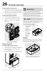 Предварительный просмотр 26 страницы Frigidaire GRMC2273CF Use & Care Manual