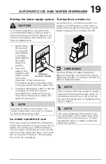 Предварительный просмотр 19 страницы Frigidaire GRSS2652AD Use & Care Manual