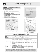 Preview for 20 page of Frigidaire GS23HSZBB0 Use & Care Manual