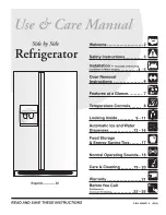 Frigidaire GS26HSZBQ2 Use & Care Manual предпросмотр