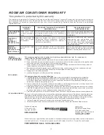 Preview for 2 page of Frigidaire HEAVY DUTY AIR CONDITIONER Use & Care Manual