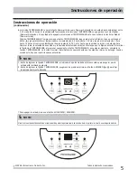 Предварительный просмотр 5 страницы Frigidaire Home Comfort FAD504TDD (Spanish) Uso & Cuidado