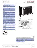 Preview for 2 page of Frigidaire Home Comfort
FRA086HT1 Product Specifications