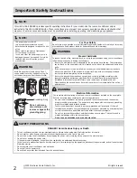 Preview for 2 page of Frigidaire Home Comfort
FRA124HT2 Use & Care Manual