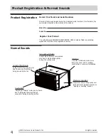 Preview for 4 page of Frigidaire Home Comfort
FRA124HT2 Use & Care Manual